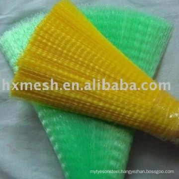 PET pbt Plastic Hollow tapered filament/bristle